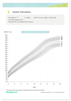 child's adult height report 3